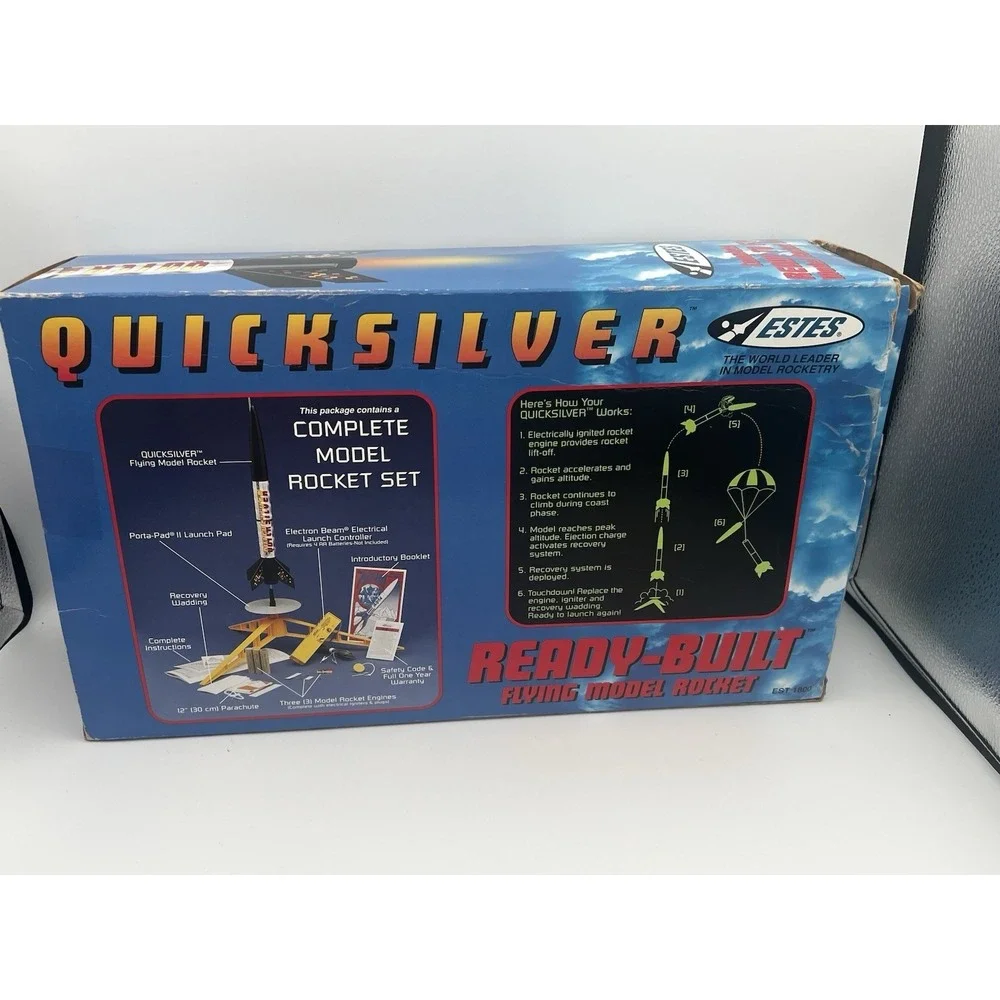 Estes Quicksilver Model Rocket Kit - No Engines Included. Model 36231
